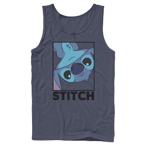 Mens Lilo & Stitch Peekaboo Stitch Portrait Tank Top - 1 of 4
