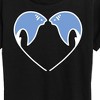 Women's - Instant Message - Sting Ray Heart Short Sleeve Graphic T-Shirt - 2 of 4