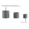 Nature Spring Set of 3 Clay Planters for Indoor or Outdoor Use - Gray - 2 of 4
