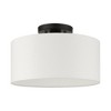Livex Lighting Meridian 1 - Light Semi-Flush Mount in  Black - 2 of 2