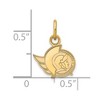 Black Bow Jewelry 14k Yellow Gold Plated Sterling Silver Ottawa Senators NHL Extra Small Pendant - 2 of 3