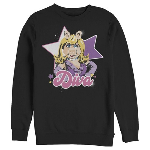 Men s The Muppets Miss Piggy Diva Sweatshirt Target