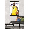 Trends International NBA Los Angeles Lakers - LeBron James Feature Series 23 Framed Wall Poster Prints - 2 of 4
