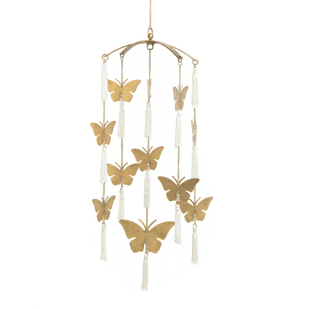 Photos - Baby Mobile Crane Baby Brass Finish Ceiling Hanging - Parker Butterfly