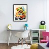 Stupell Industries Riding In Back Dino Car Floating Frame Canvas Art - 3 of 4