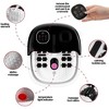 Foot Spa Massager Collapsible option - Includes Remote Control, Pumice Stone, Heat option, Bubbles, Jets and Vibration Button - MedicalKinUsa - image 3 of 4