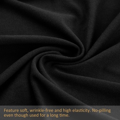 Black Polyester Queen Size Stretchable Box Spring Cover