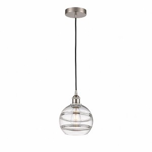 Rochester - 1 Light Cord Hung Mini Pendant In Industrial Style-9.88 Inches Tall and 8 Inches Wide - 1 of 1