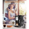 Fully Automatic Espresso Machine with Milk Frother, Built-In & Adjustable Espresso Bean Grinder, Touch Screen Coffee Machine with 1.5L Water Tank - 3 of 4