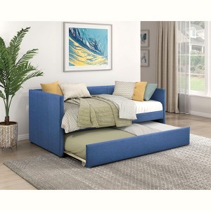 NicBex Twin Size Upholstery Size Daybed with Trundle,Sofa Bed Frame for Bedroom,Living Room,Apartment - 1 of 4
