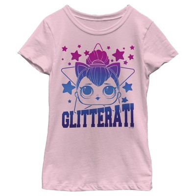 Girl's L.O.L Surprise Kitty Queen Glitterati T-Shirt