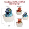 ArtCreativity Musical Rolling Dinosaur Easter Eggs Toy (Set of 4) - 4 of 4