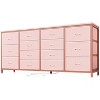 Homhougo TV Stand for TVs up to 75" Pink - 4 of 4
