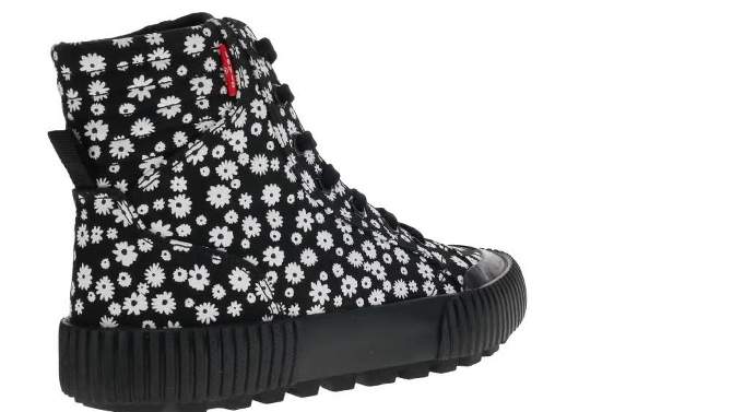 Levi's Womens Olivia Floral Fabric Hightop Fashion Sneaker Shoe, 2 of 9, play video