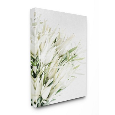 Stupell Industries Bright Natural Flower Arrangement White Green Photograph