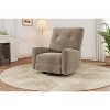 Coucheta 360° Swivel Rocking Glider Chair, Accent Chair for Adults with Adjustable Backrest & Footrest, Cozy Corduroy Upholstered Armchair - 2 of 4