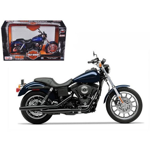 2004 Harley-Davidson Dyna Super Glide Sport Blue 1/12 Diecast Motorcycle Model by Maisto - image 1 of 4