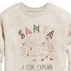 Boys' - Winnie the Pooh - Tigger Christmas - Santa I Can Explain Graphic Long Sleeve Fleece Sweatshirt - 2 of 4