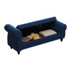 NicBex Storage Ottoman Bench for Bedroom,Velvet Storage Bench with Large Storage Space,Ottoman for Living Room,Bedroom,Entryway - 4 of 4