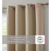 HLC.ME Dakota 100% Blackout Thick Thermal Insulated Energy Efficient Heat Blocking Curtains Grommet Panels, Set of 2 - 2 of 4