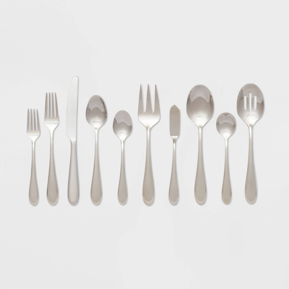 Photos - Other Appliances 45pc Luxor 18/10 Stainless Steel Flatware Set - Threshold Signature™