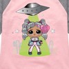 Girls' - LOL Surprise! - Astro Alien Doll Shirt Tail Raglan Graphic T-shirt - 2 of 4