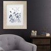 Trademark Fine Art - Wild Apple Portfolio Botanical Beauty Chalk IX White Matted Framed Art - 2 of 4