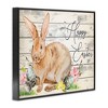 Stupell Industries Spring Floral Happy Easter Bunny, 14" x 11" - 3 of 4