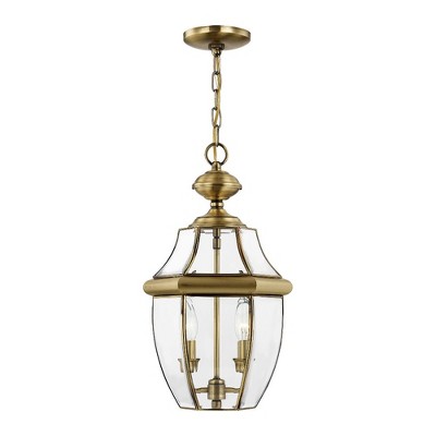 Livex Lighting Monterey 2 - Light Pendant in  Antique Brass