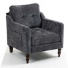 TOAOTBNBO Multi-Layered Cushioning Accent Chair, Ergonomic Wide Backrest Armchair with Soft Padded Seat Mid-Century Single Sofa Chair for Office - 2 of 4