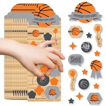 Big Dot of Happiness Nothin' but Net - Basketball - Birthday Party Favor Kids Stickers - 16 Sheets - 256 Stickers
