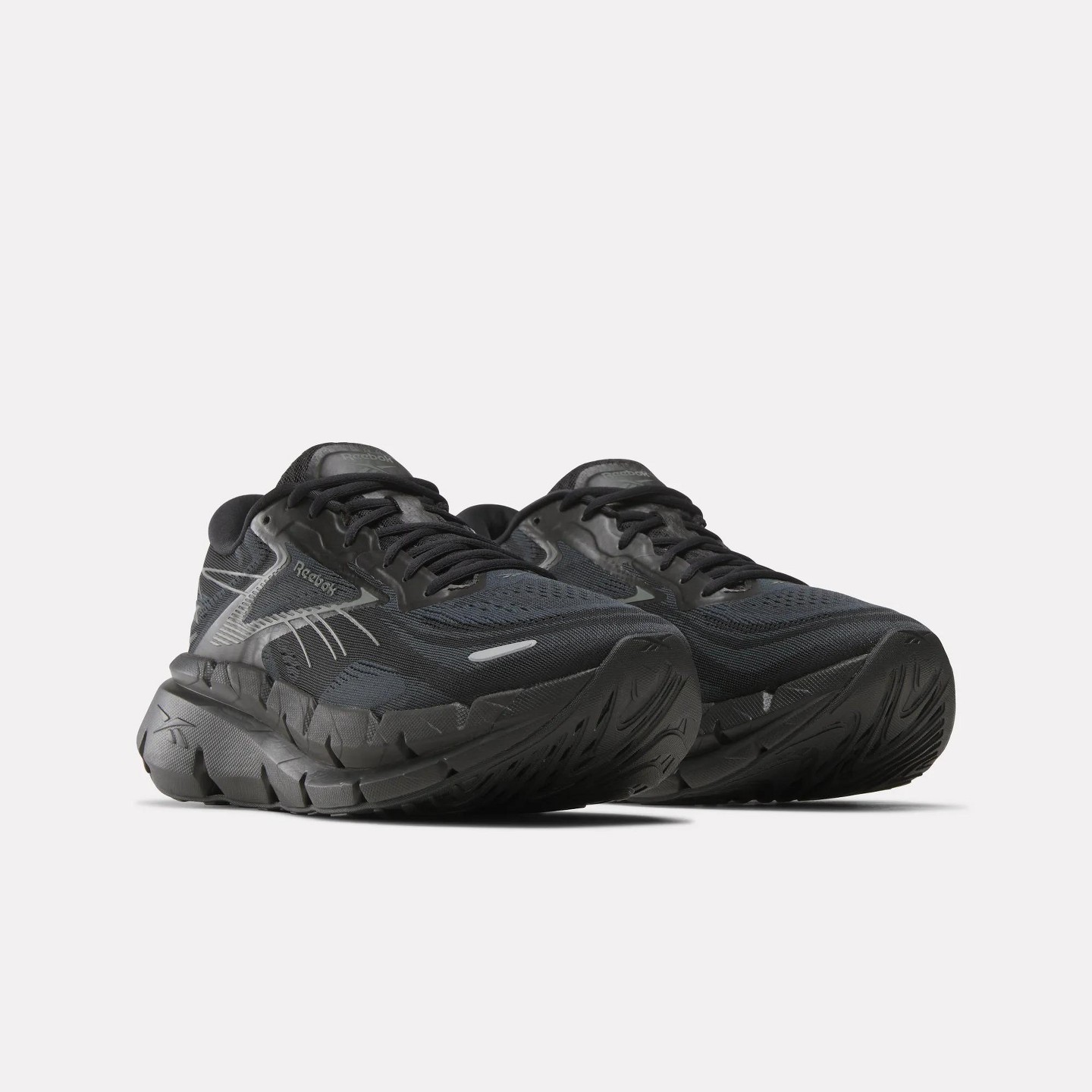 Мужские кроссовки Reebok FloatZig Double Running Shoes Size 9.5 Blue/Blue/white, цвет: Чёрный — фото 4