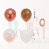 Unique Bargains Latex Party Balloons 10 -12" Round with Ribbon for Party Decorations - 2 of 4