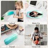 INFURNIC Pencil Cases Kids Large Capacity Waterproof Zipper Pouch Extra Big Pencil Bag for School Supplies Art Tools, Green, 8.3"*2.8"*0.5" - 4 of 4