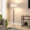 Hudson and Canal 2-Light Floor Lamp with Fabric Shade - 4 of 4