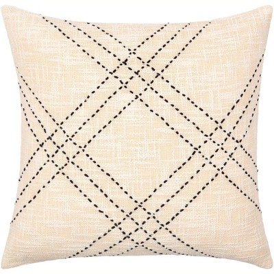 Mark & Day Aura Cottage Cream Throw Pillow