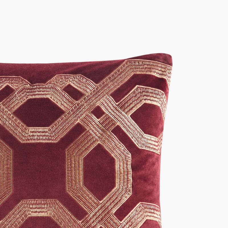 LIVN CO. Traditional Braided Square Decorative Pillow, 3 of 6