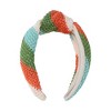 Unique Bargains Exquisite Pinstripe Straw Headband 1 Pc - 4 of 4