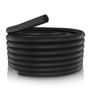 3/4" x 100' Kink Free Heavy Hose Black - Alpine Corporation: Corrugated PVC, Safe for Marine Life, No Assembly Required - 1 of 4