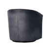 Polyester Microfiber Swivel Chair with Dacron-Wrapped Seat, Foam Cushion, and 360-Degree Swivel - 4 of 4