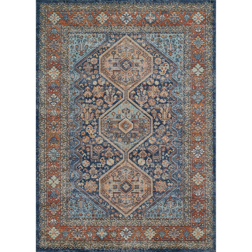  Lillhan Zareen Accent Rug Navy
