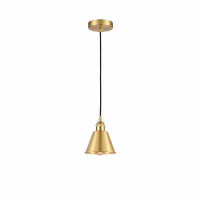 Smithfield - 1 Light Cord Hung Mini Pendant In Industrial Style-8.25 Inches Tall and 6.5 Inches Wide