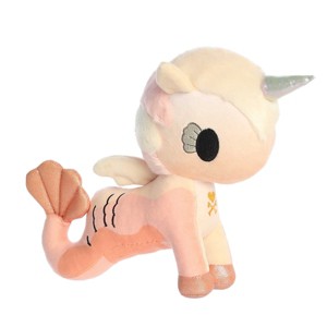 Aurora Medium Mermicorno Searena tokidoki Enchanting Stuffed Animal Orange 9.5" - 1 of 4