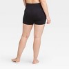 Women's Contour Power Waist High-Rise Shorts 4" - All in Motion™ Black - image 4 of 4