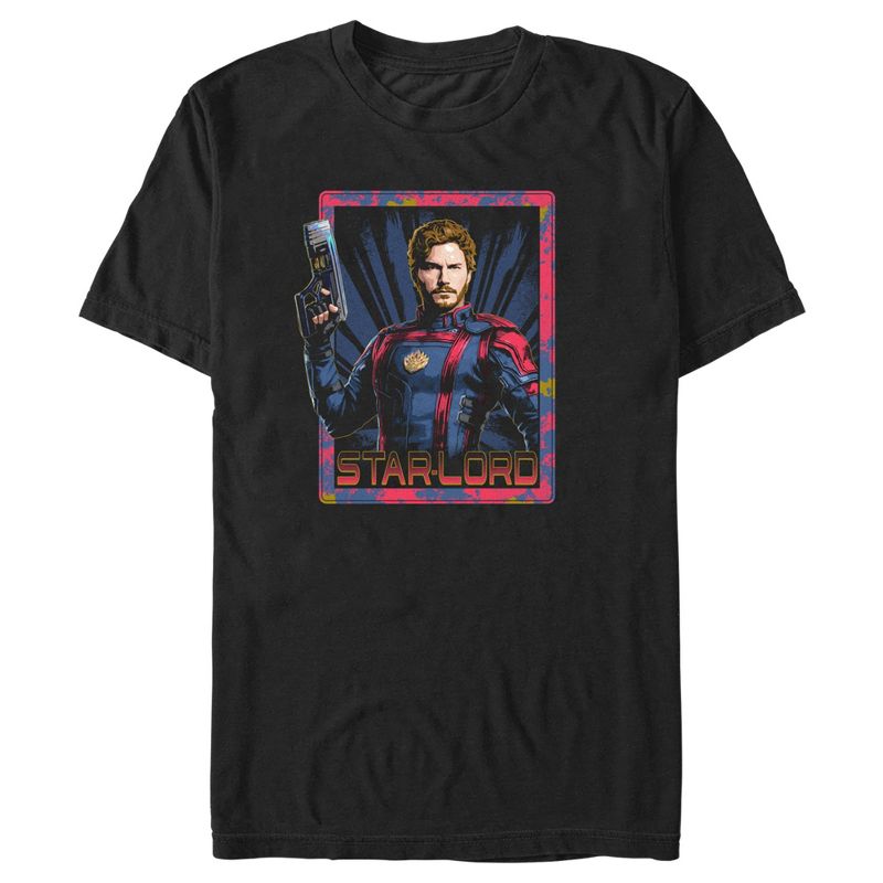 Men's Guardians of the Galaxy Vol. 3 Star-Lord Square T-Shirt, 1 of 6