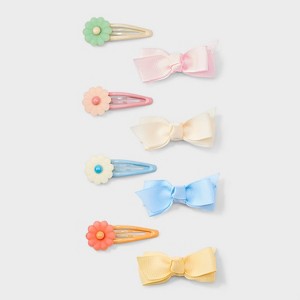 Girls' 8pk Bow/Clips - Cat & Jack™ - 1 of 3