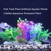 Unique Bargains Fish Tank Artificial Aquarium Plants Ornaments Multicolored 10 Pcs - image 2 of 4