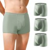 CARER 3pk Incontinence Boxer for Men Bladder Leak Protection Washable Reusable - 8oz Heavy Absorbency - 2 of 4
