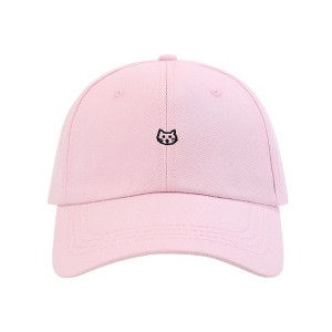 Anna-Kaci Women's Embroidered Cat Face Baseball Cap with Curved Brim and Adjustable Strap - 1 of 4