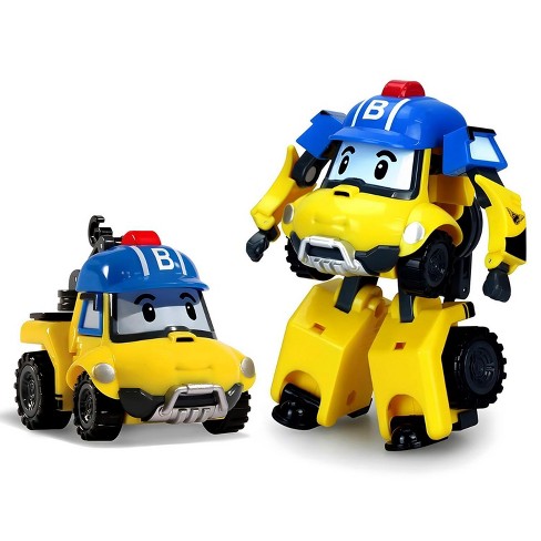 Miebely Transforming Robot Rescue Bots 4 Robocar Poli Action Toy Figure Vehicles Kid 2 in 1 Emergency Vehicle Playset Birthday Gift Yellow Target